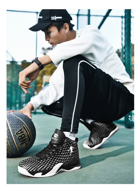 Buty do koszykówki 2021 - oddychające, amortyzujące, antypoślizgowe i poręczne - Wianko - 26