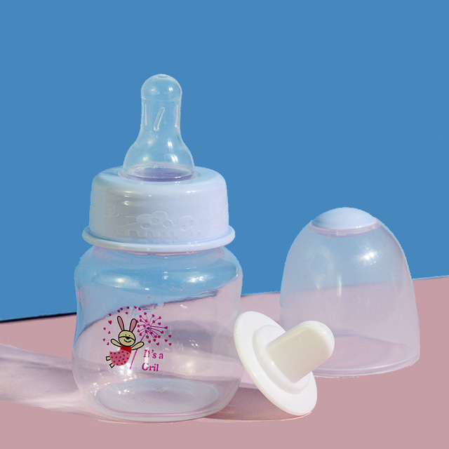 60mL Butelka do karmienia niemowląt noworodków z ustnikiem do picia wody - losowy kolor - Wianko - 3