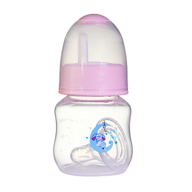 60mL Butelka do karmienia niemowląt noworodków z ustnikiem do picia wody - losowy kolor - Wianko - 6