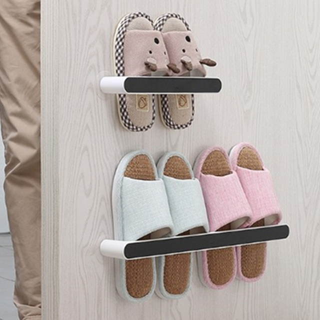 Wieszaki samoprzylepne na ręczniki, półki na buty i organizator do przechowywania naścienna do łazienki i kuchni - Wianko - 3