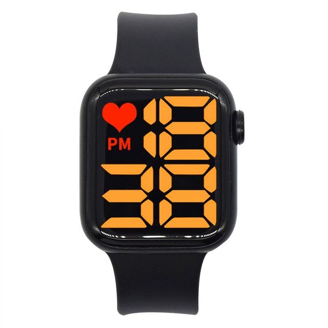 Młoda moda 2021: Wodoodporny, elektroniczny zegarek damski/gumowy zegarek męski w nowym stylu - Wianko - 12