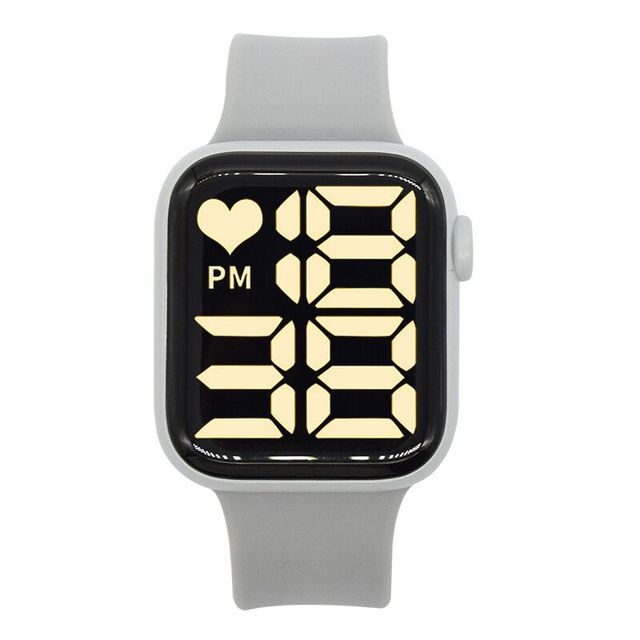 Młoda moda 2021: Wodoodporny, elektroniczny zegarek damski/gumowy zegarek męski w nowym stylu - Wianko - 9
