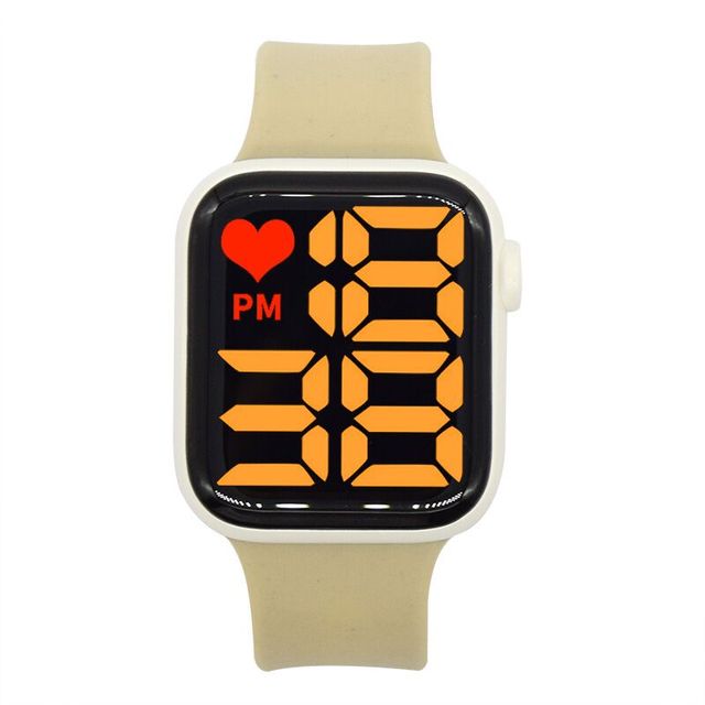 Młoda moda 2021: Wodoodporny, elektroniczny zegarek damski/gumowy zegarek męski w nowym stylu - Wianko - 8
