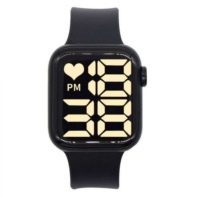 Młoda moda 2021: Wodoodporny, elektroniczny zegarek damski/gumowy zegarek męski w nowym stylu - Wianko - 11
