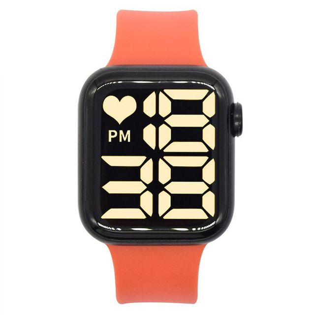 Młoda moda 2021: Wodoodporny, elektroniczny zegarek damski/gumowy zegarek męski w nowym stylu - Wianko - 15