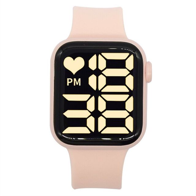Młoda moda 2021: Wodoodporny, elektroniczny zegarek damski/gumowy zegarek męski w nowym stylu - Wianko - 13
