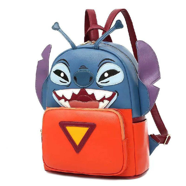 Plecak podróżny dla dziewczynki ze wzorem Stitch Disney - uroczy plecak przedszkolny dla dzieci z kreskówki - Wianko - 2