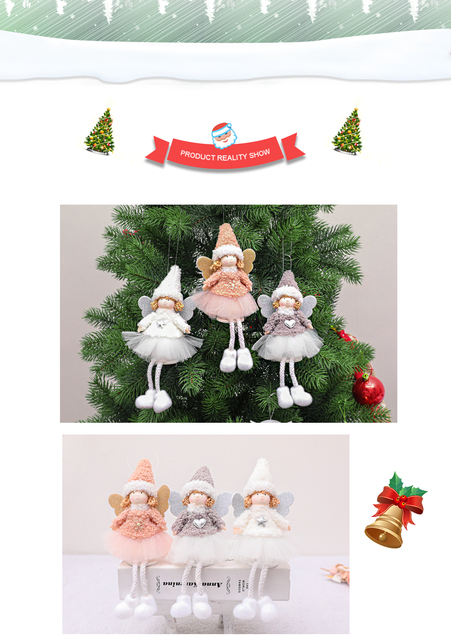 Kreatywny wisiorek świąteczny - Staruszek lalka śnieżna - Zawieszka na choinkę - Mini lalka - Wianko - 11