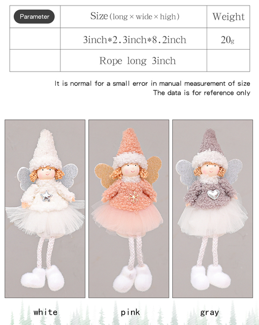 Kreatywny wisiorek świąteczny - Staruszek lalka śnieżna - Zawieszka na choinkę - Mini lalka - Wianko - 8