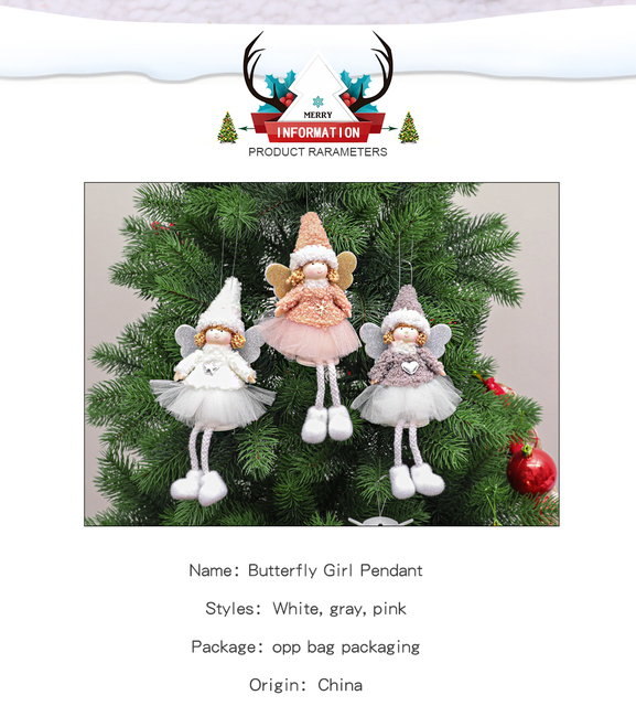 Kreatywny wisiorek świąteczny - Staruszek lalka śnieżna - Zawieszka na choinkę - Mini lalka - Wianko - 7