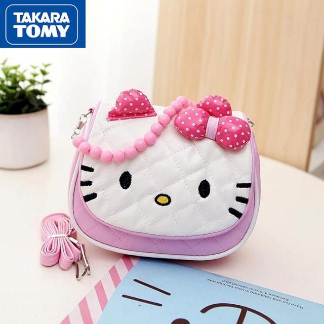 Torba na ramię Hello Kitty dla dzieci TAKARA TOMY Fashion - prosta i wygodna - Wianko - 1