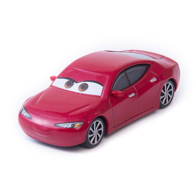 Samochód Pixar 3 płomień DJ Zygzak McQueen - odlewniczy, metalowy model dziecka chłopca - Wianko - 54