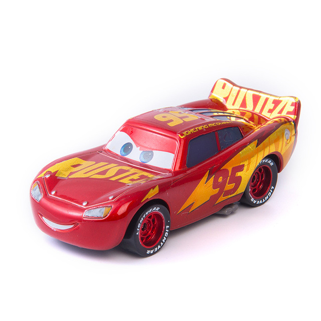Samochód Pixar 3 płomień DJ Zygzak McQueen - odlewniczy, metalowy model dziecka chłopca - Wianko - 15