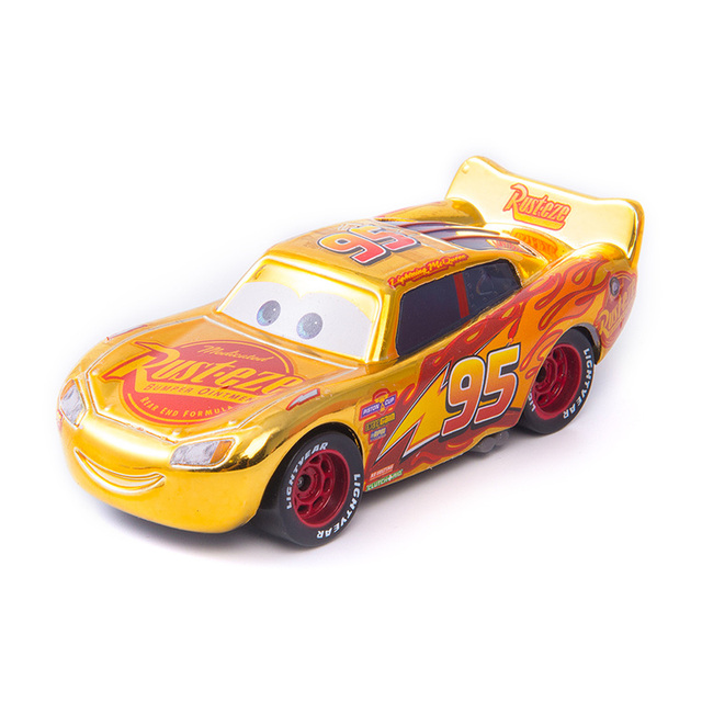 Samochód Pixar 3 płomień DJ Zygzak McQueen - odlewniczy, metalowy model dziecka chłopca - Wianko - 12