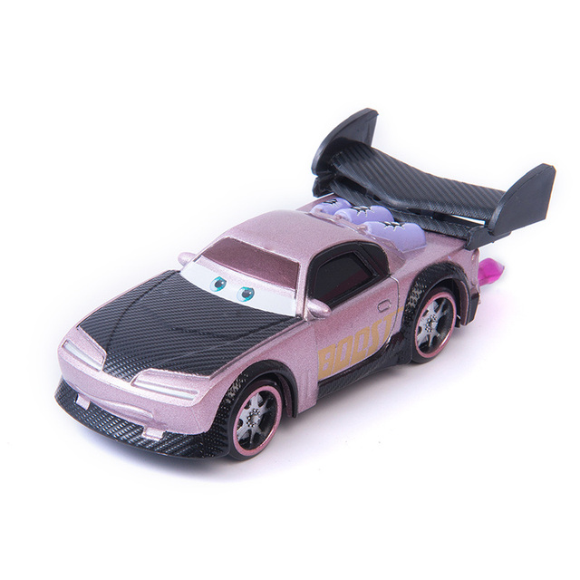 Samochód Pixar 3 płomień DJ Zygzak McQueen - odlewniczy, metalowy model dziecka chłopca - Wianko - 6