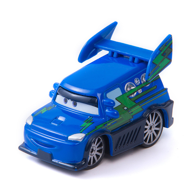 Samochód Pixar 3 płomień DJ Zygzak McQueen - odlewniczy, metalowy model dziecka chłopca - Wianko - 1