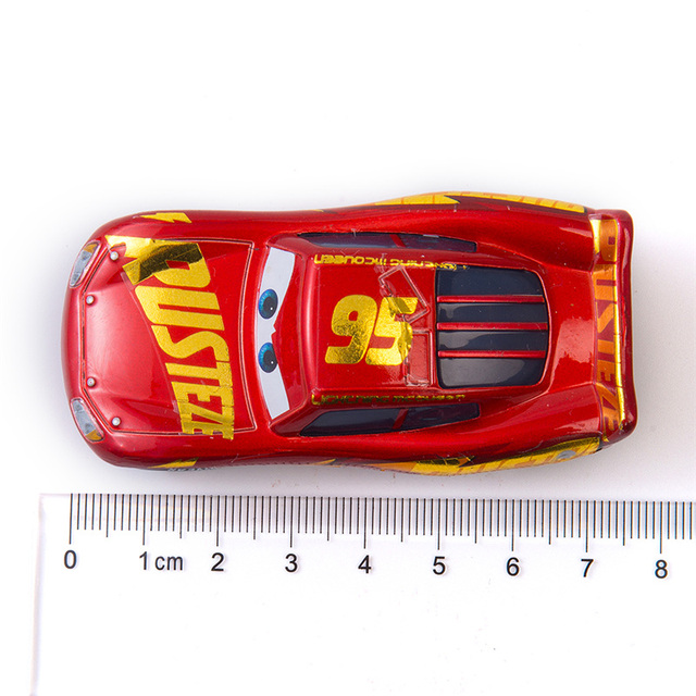 Samochód Pixar 3 płomień DJ Zygzak McQueen - odlewniczy, metalowy model dziecka chłopca - Wianko - 17