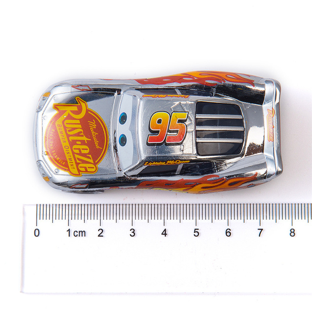 Samochód Pixar 3 płomień DJ Zygzak McQueen - odlewniczy, metalowy model dziecka chłopca - Wianko - 23