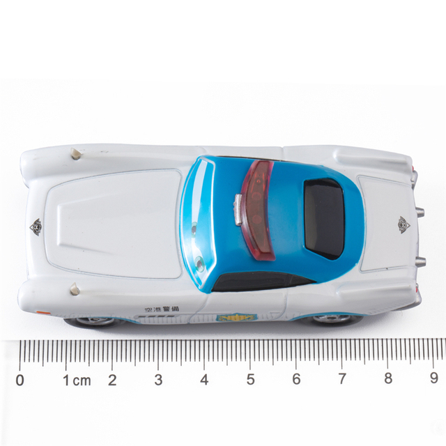 Samochód Pixar 3 płomień DJ Zygzak McQueen - odlewniczy, metalowy model dziecka chłopca - Wianko - 113