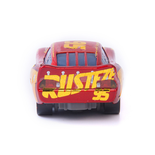 Samochód Pixar 3 płomień DJ Zygzak McQueen - odlewniczy, metalowy model dziecka chłopca - Wianko - 16