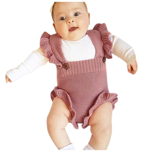 2021 Ropa dla niemowląt - kombinezon ciepły sweter z dzianiny Romper - Wianko - 2