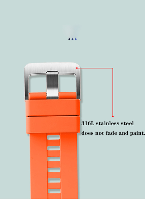 Pasek silikonowy do zegarka Huawei GT2 2e Pro/Samsung Galaxy Watch3/S3 Frontier/Amazfit GTR 47mm, 22mm - Wianko - 7