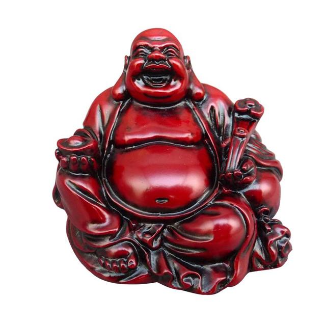 Żywica Maitreya – statua Laughing Buddha, figurka do rękodzieła, wystrój domu - Wianko - 6