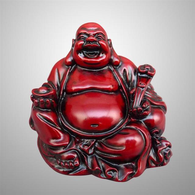 Żywica Maitreya – statua Laughing Buddha, figurka do rękodzieła, wystrój domu - Wianko - 5