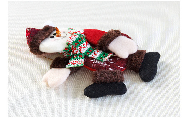 Nowość 2022 - Wisiorek świąteczny Santa Snowman Elk Pies Lalka Miś - Bożonarodzeniowe Ozdoby Choinkowe dla Dzieci - Wianko - 41