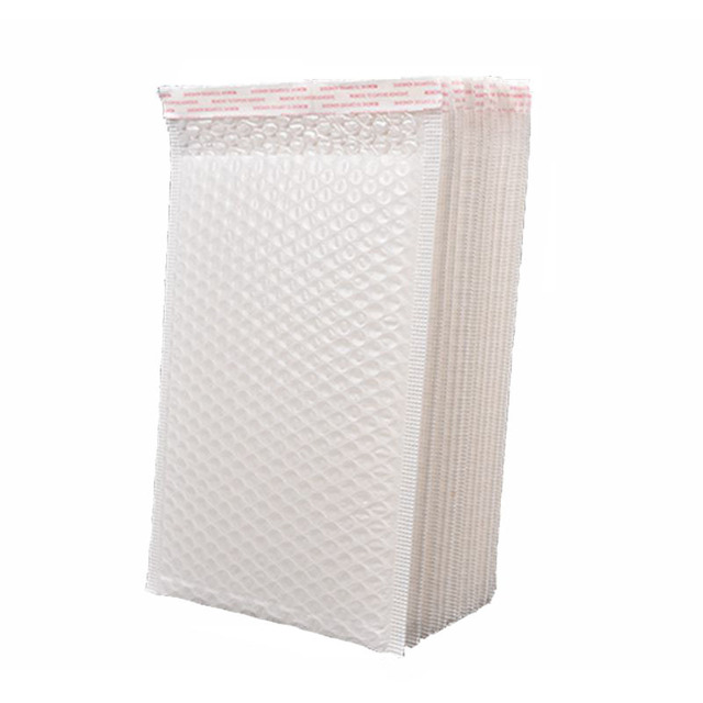 100 sztuk białych kopert piankowych samozamykających z wypełnieniem bąbelkowym, idealnych do wysyłki - Wianko - 7