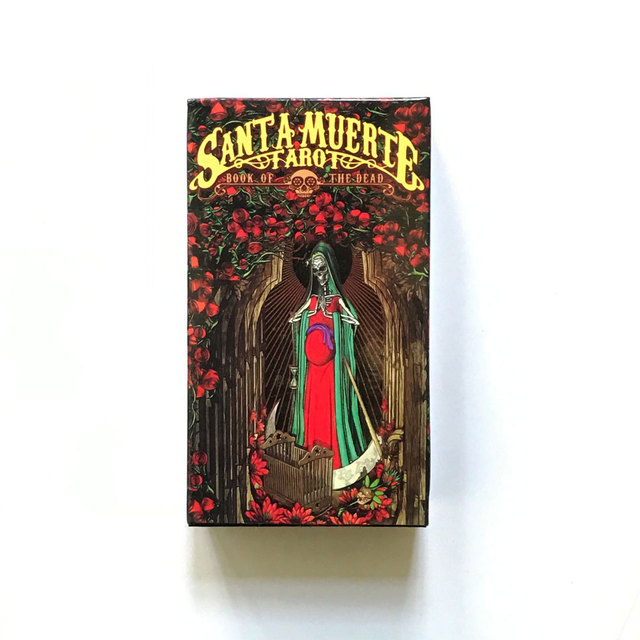 78 kart Santa Muerte Tarot - karty wyroczni dla wróżbiarstwa, gra planszowa, różne opcje tarota, przewodnik w formacie PDF - Wianko - 1