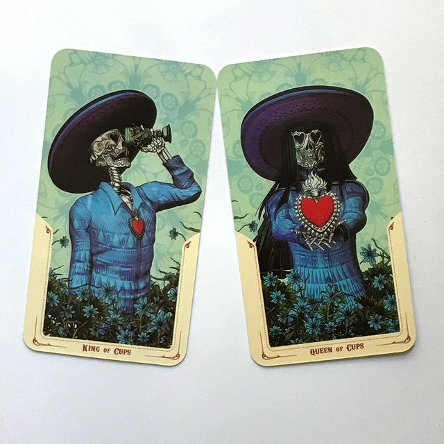 78 kart Santa Muerte Tarot - karty wyroczni dla wróżbiarstwa, gra planszowa, różne opcje tarota, przewodnik w formacie PDF - Wianko - 4