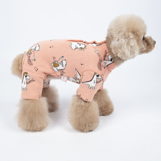 Kombinezon jesienno-zimowy dla psów - Szczeniaczek odzież piżama Chihuahua Yorkie pomorski pudel - Wianko - 15