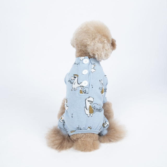 Kombinezon jesienno-zimowy dla psów - Szczeniaczek odzież piżama Chihuahua Yorkie pomorski pudel - Wianko - 11