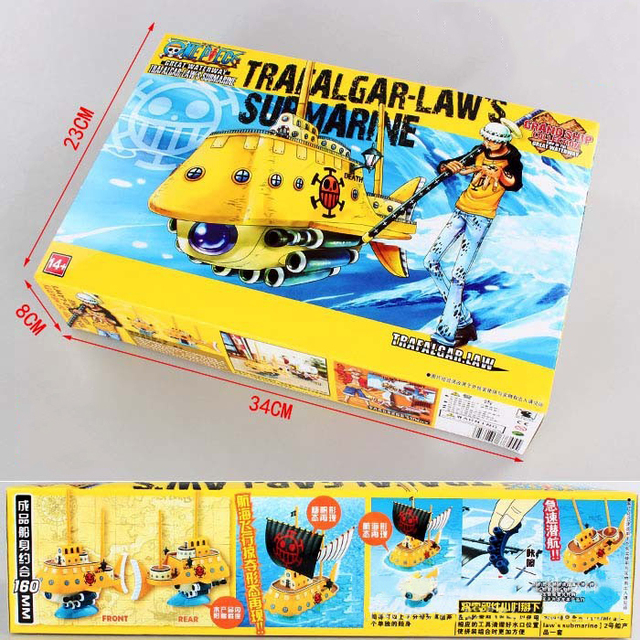 Figurka One Piece Thousand Sunny - Marine łódź piracka z Manga, kolekcja figurkowa PVC, model zmontowanych zabawek statku - Wianko - 4