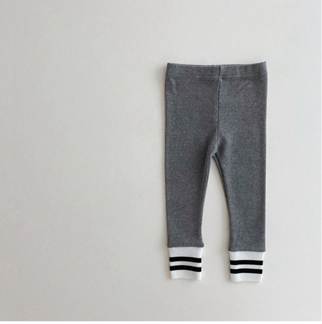 Nowe spodnie MILANCEL 2021 jesień dla niemowląt - Skinny fit dziewczyny i chłopców - Wianko - 3