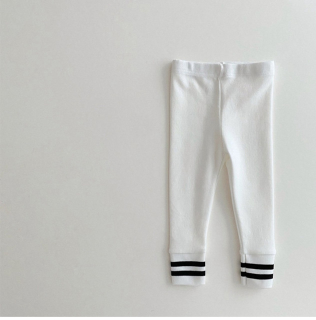 Nowe spodnie MILANCEL 2021 jesień dla niemowląt - Skinny fit dziewczyny i chłopców - Wianko - 5