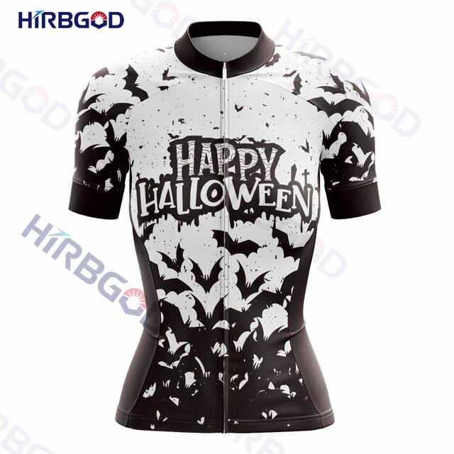 Koszulka rowerowa damska na świeżym powietrzu Halloween HIRBGOD 2022, personalizowana, letnia, w promocji - Wianko - 19