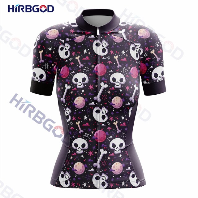 Koszulka rowerowa damska na świeżym powietrzu Halloween HIRBGOD 2022, personalizowana, letnia, w promocji - Wianko - 9