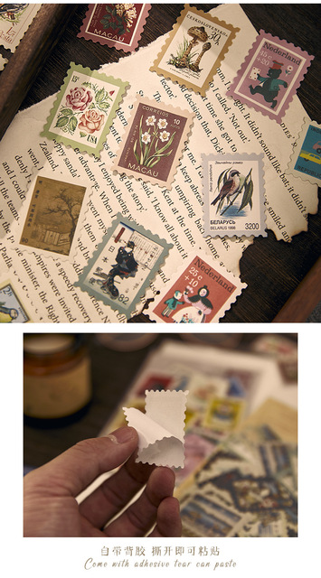 Naklejka Vintage z kwiatowym wzorem do scrapbookingu i dekoracji pamiętników - Wianko - 11