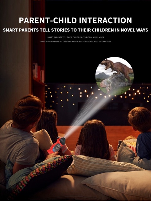 Model latarki nocnej projektorowej z 24 wzorami dinozaura na Halloween do nauki biologii - Wianko - 4