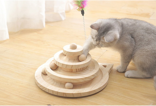 Płyta do drapania z tunelami i kocimiętkami dla kota - zabawka wspierająca szkolenie i rozwój inteligencji zwierząt domowych - Wianko - 19