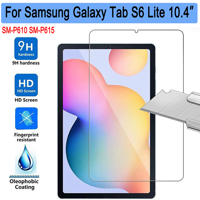 Ochraniacz ekranu z hartowanego szkła do Samsung Galaxy Tab S6 Lite 10.4 P610 P615 SM-P610 SM-P615, folia ochronna 9H Tablet - Wianko - 1