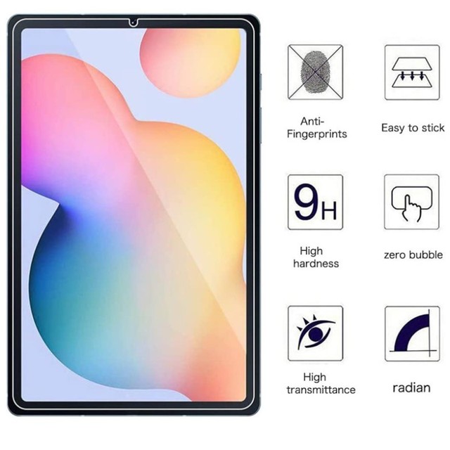 Ochraniacz ekranu z hartowanego szkła do Samsung Galaxy Tab S6 Lite 10.4 P610 P615 SM-P610 SM-P615, folia ochronna 9H Tablet - Wianko - 2