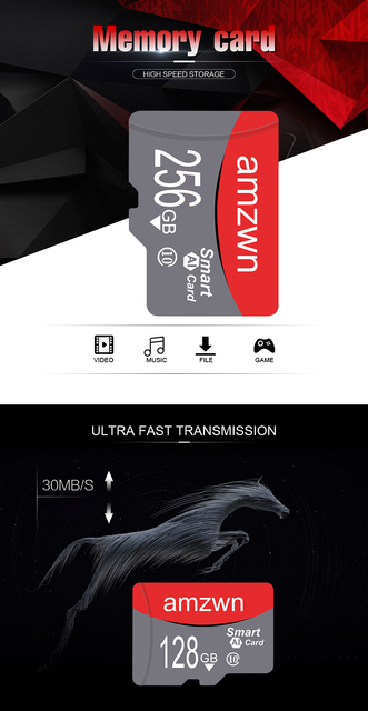 Karta microSD SanDisk 128GB/64GB/32GB  TF klasa 10 - wysoka wydajność - Wianko - 4