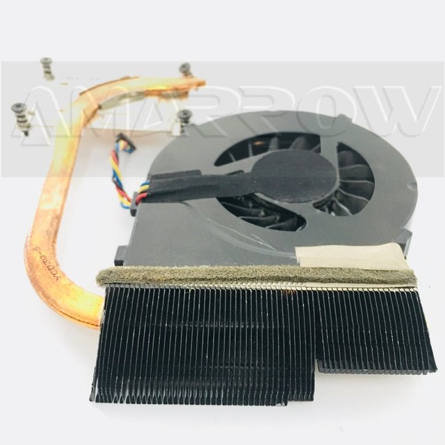 Oryginalny radiator chłodzący z wentylatorem do laptopa HP 1000, 2000, CQ45, 450, 250 (685086-001, 6043B0116801) - Wianko - 3