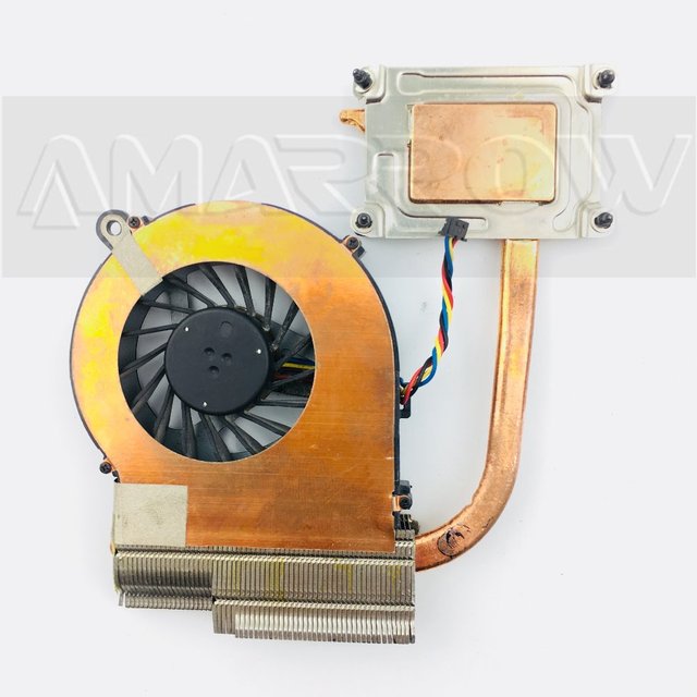 Oryginalny radiator chłodzący z wentylatorem do laptopa HP 1000, 2000, CQ45, 450, 250 (685086-001, 6043B0116801) - Wianko - 2