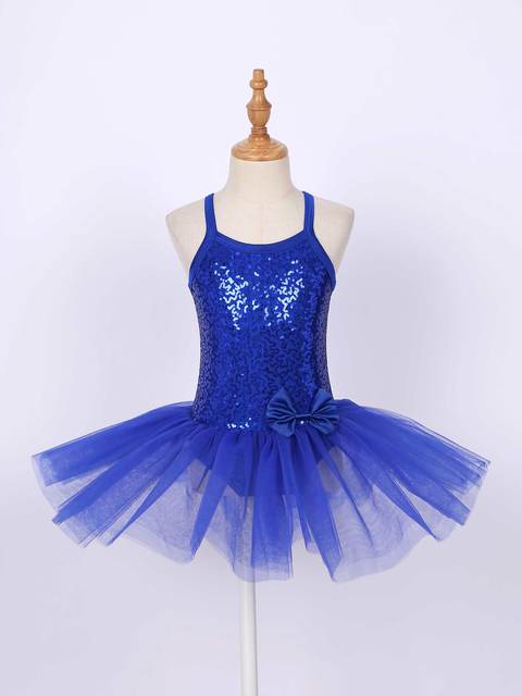 Sukienka baletowa Tutu dla małych dzieci bez rękawów z cekinowym kokardką i siateczką - Wianko - 16