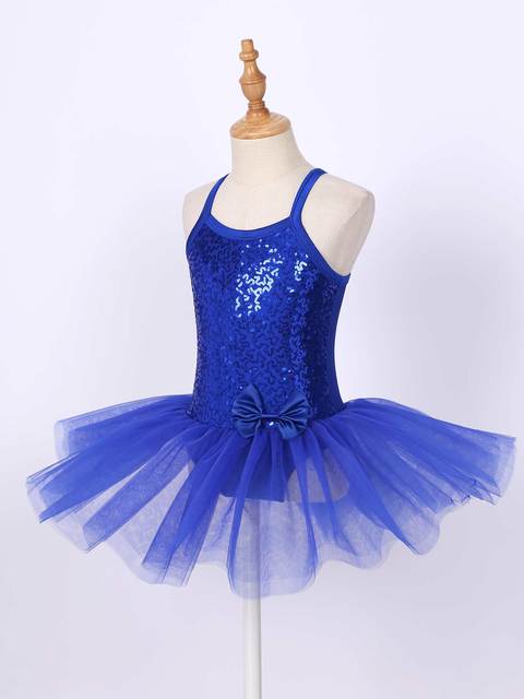 Sukienka baletowa Tutu dla małych dzieci bez rękawów z cekinowym kokardką i siateczką - Wianko - 17