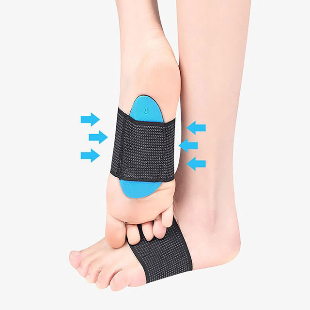 Ból Arch: Wkładki do pielęgnacji stóp w przypadku bólu śródstopia - amortyzowane wsparcie pięty przy płaskostopiu i zapaleniu stopy dla zdrowych stóp - Wianko - 2